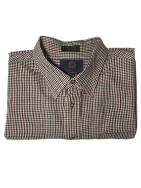 Viyella Men's Gun Check Sport Shirt  Size 2XLT